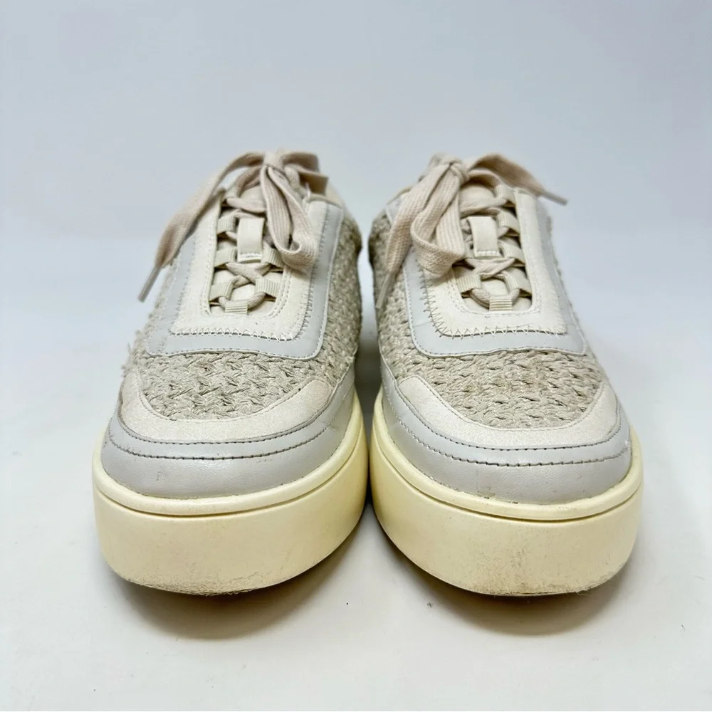 Frye‎ & Co. Taylor Crochet Sneaker Ivory Size 7.5